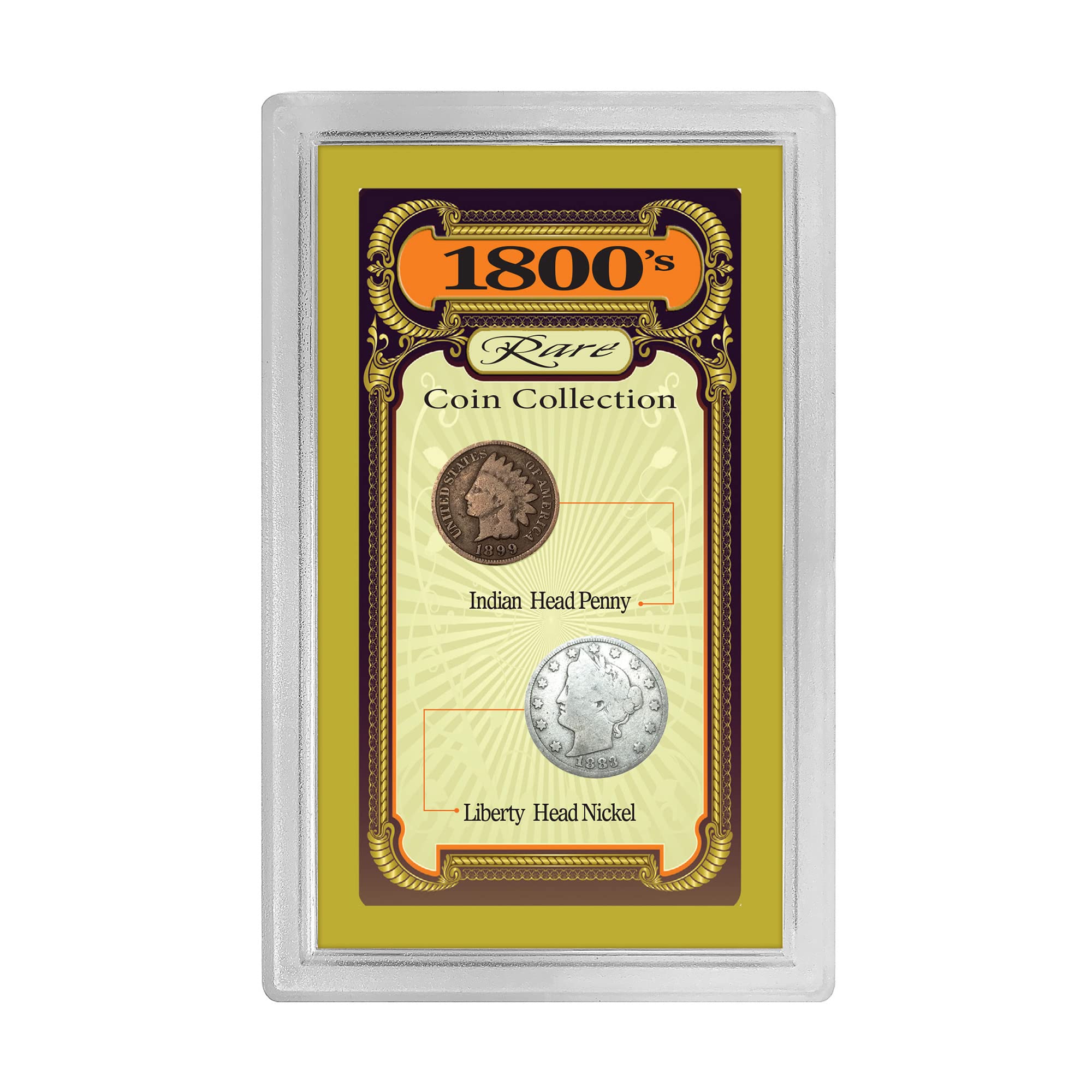 Amazon.com: American Coin Treasures 1800's Rare Penny and Nickel